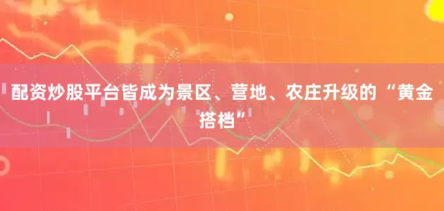 配资炒股平台皆成为景区、营地、农庄升级的 “黄金搭档”